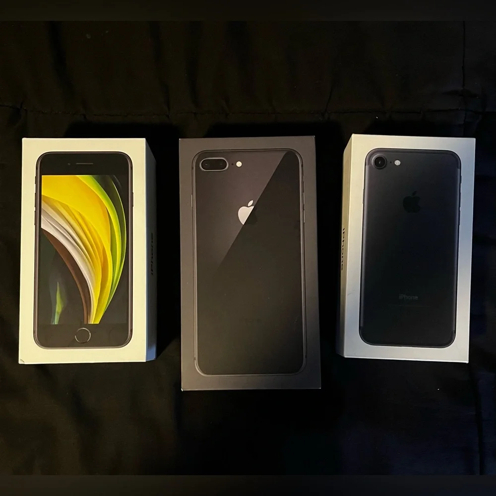 3 EMPTY iPhone Boxes For iPhone 7, iPhone 8 Plus & iPhone SE 2